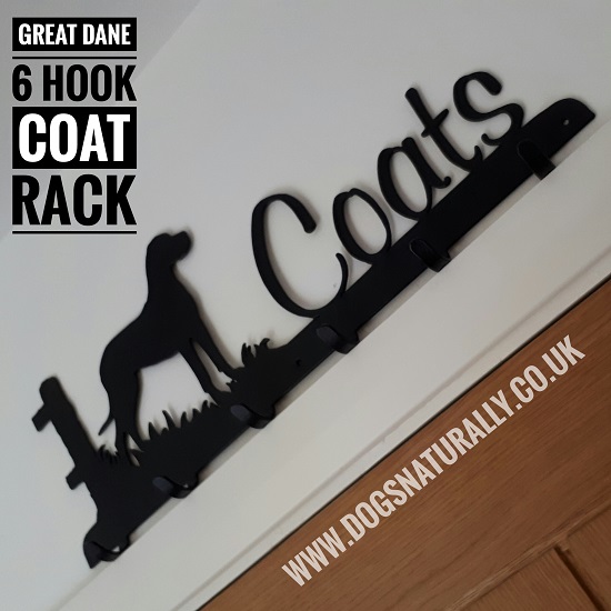 Luxury Great Dane Coat Rack - Dog Lover Gift